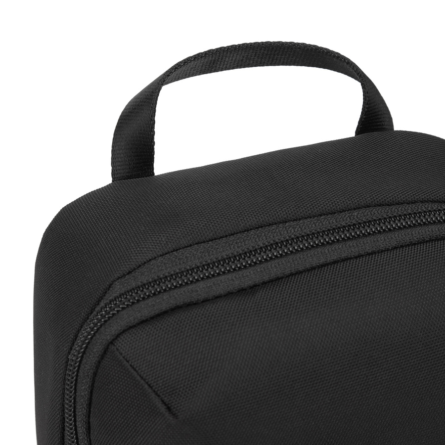 Etui podróżne antykradzieżowe z recyklingu Pacsafe RFIDsafe - czarny