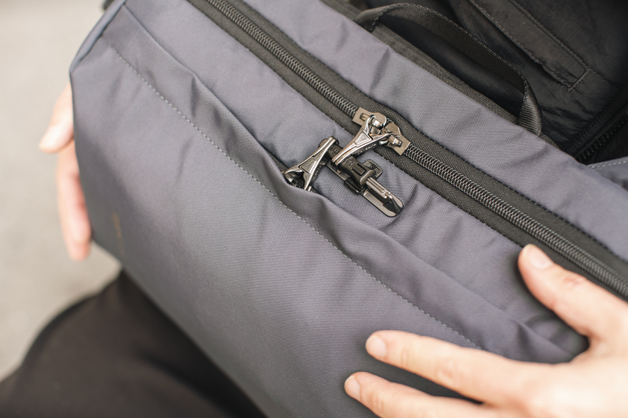 Anti-theft laptop backpack Pacsafe Metrosafe X 13' - dark grey