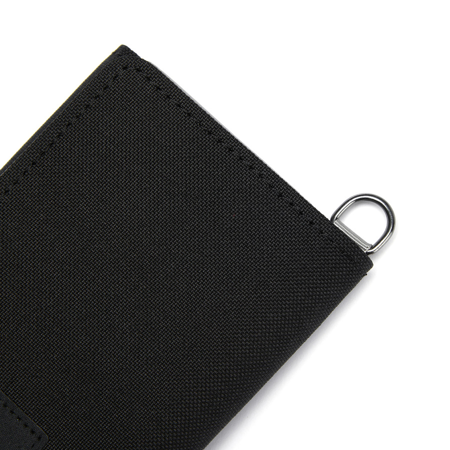 Portfel antykradzieżowy składany RFID Pacsafe - czarny
