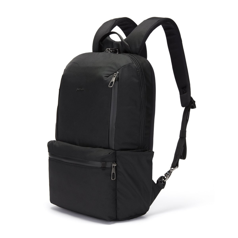 Plecak miejski antykradzieżowy Pacsafe Metrosafe X 20 l - czarny