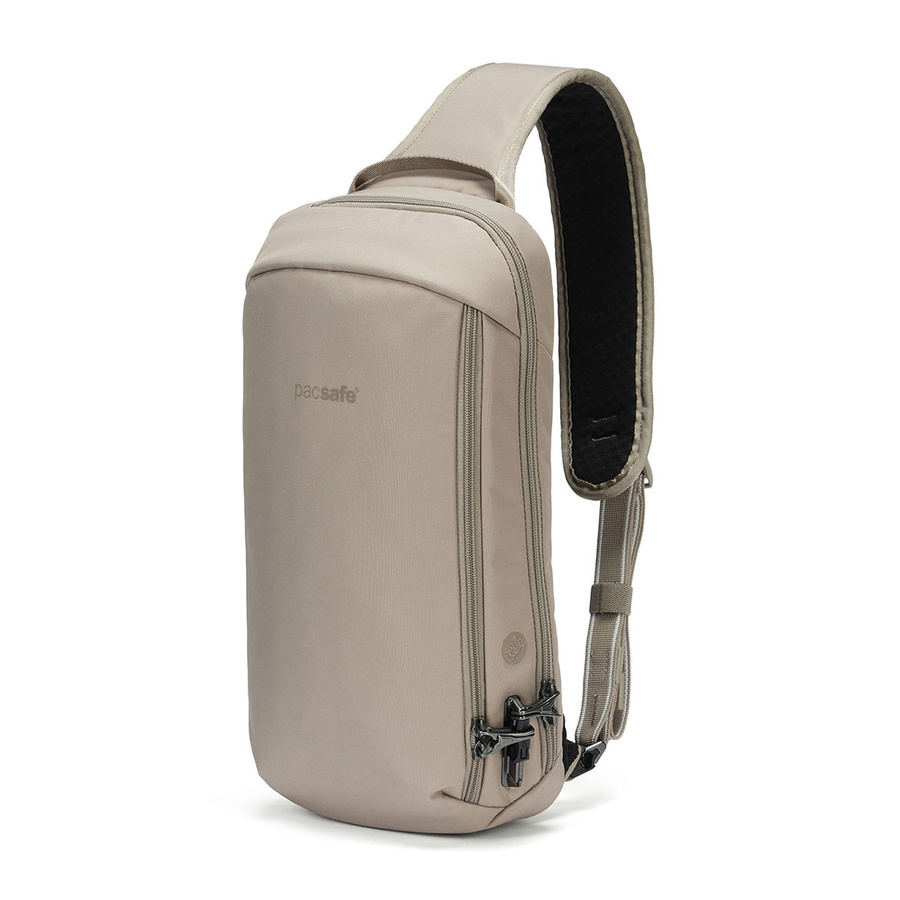 One-shoulder anti-theft backpack Pacsafe Vibe 325 - Beige