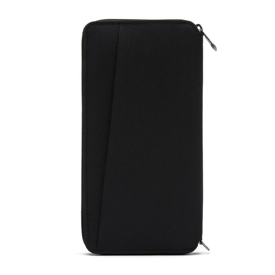 Large RFID Pacsafe women's wallet - black