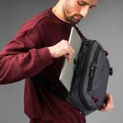 Pacsafe® EXP 12" anti theft sling crossbody - slate