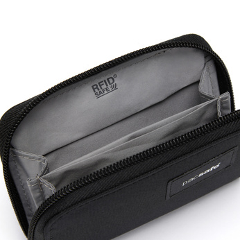 Portfel mały RFID Pacsafe - czarny