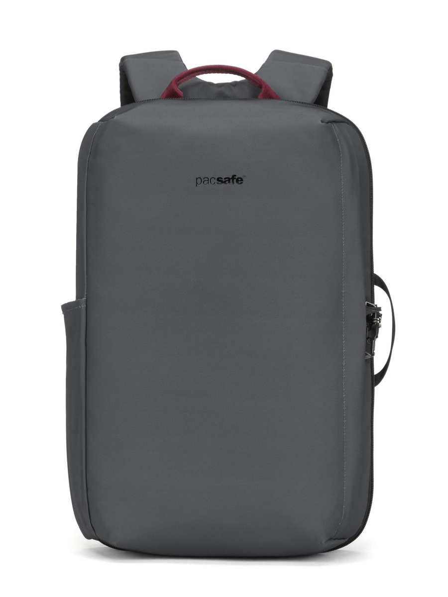 Anti-theft laptop backpack 18L Pacsafe Metrosafe X with 16' laptop pocket - dark gray