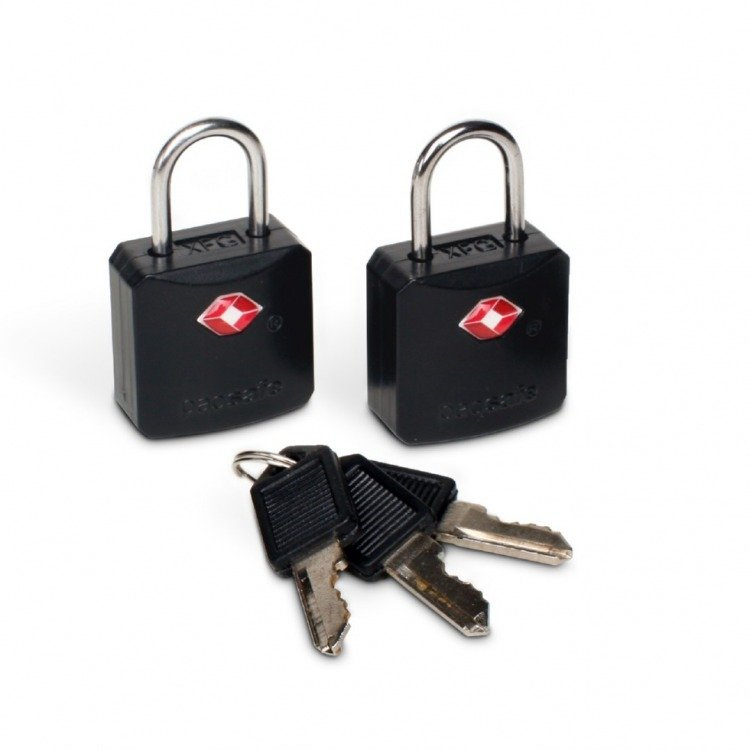 Kłódka bagażowa antykradzieżowa z systemem TSA Pacsafe Prosafe 620 - 2 sz. - czarne