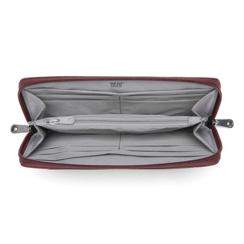 RFIDsafe Continental Wallet Pacsafe - garnet red