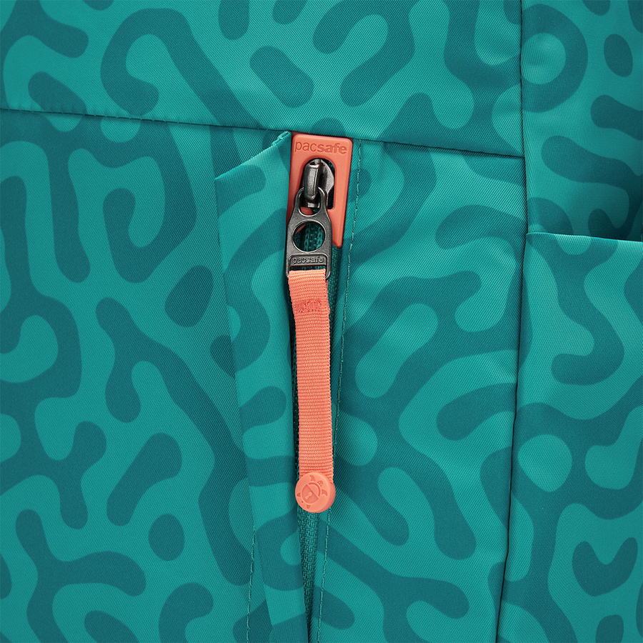 Anti-theft urban backpack Pacsafe Go 15 l - turquoise