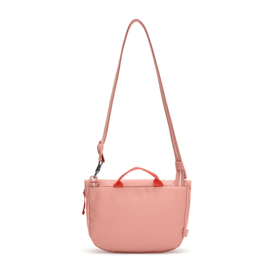 Folding women's anti-theft bag Pacsafe Go - pink