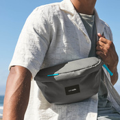 Biodrówka nerka antykradzieżowa Pacsafe Go - szara