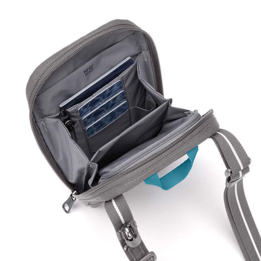 Pacsafe RFIDsafe Tech Crossbody - stone