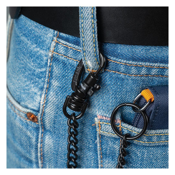 Anti-theft chain for wallet "Wallet chain" - Black