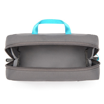 Organizer podróżny antykradzieżowy z recyklingu Pacsafe RFIDsafe - szary