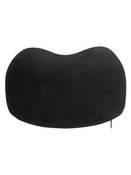 Travel pillow around the neck - Black. Plus ear plugs and eye band