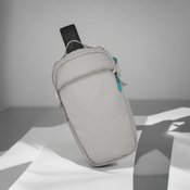 Plecak antykradzieżowy na jedno ramię Pacsafe ECO 12L - szary z econylu