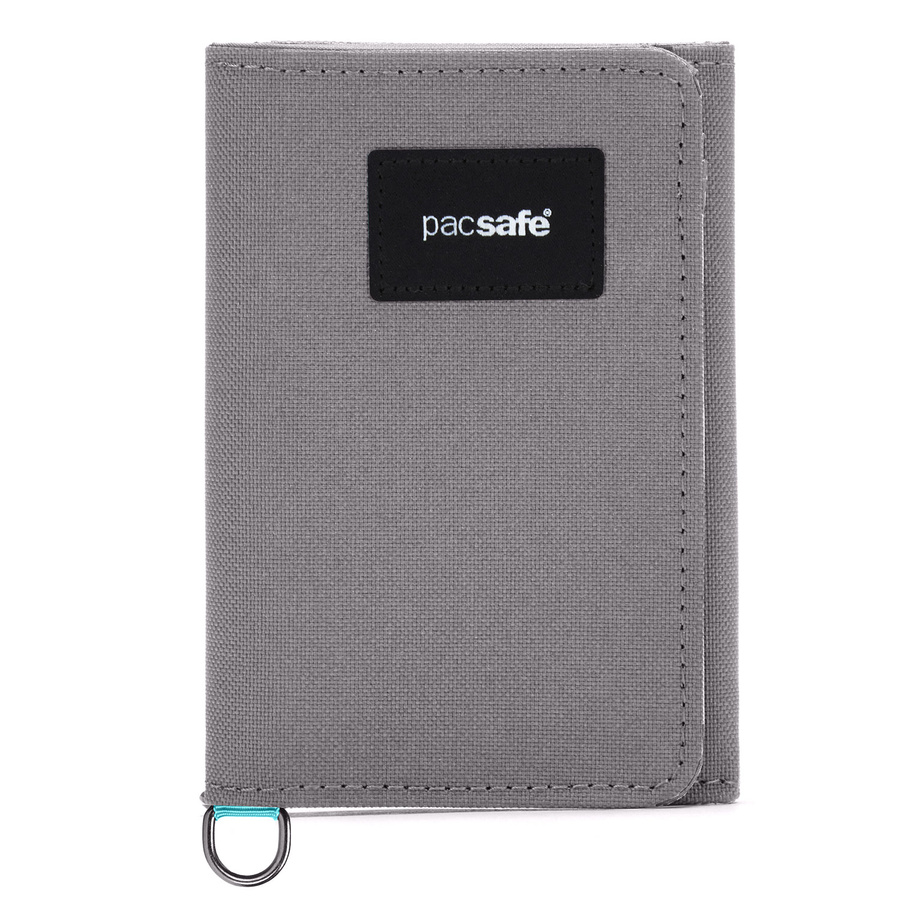Portfel antykradzieżowy składany RFID Pacsafe - szary