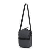 A small anti-theft messenger bag Pacsafe Metrosafe X - dark gray.