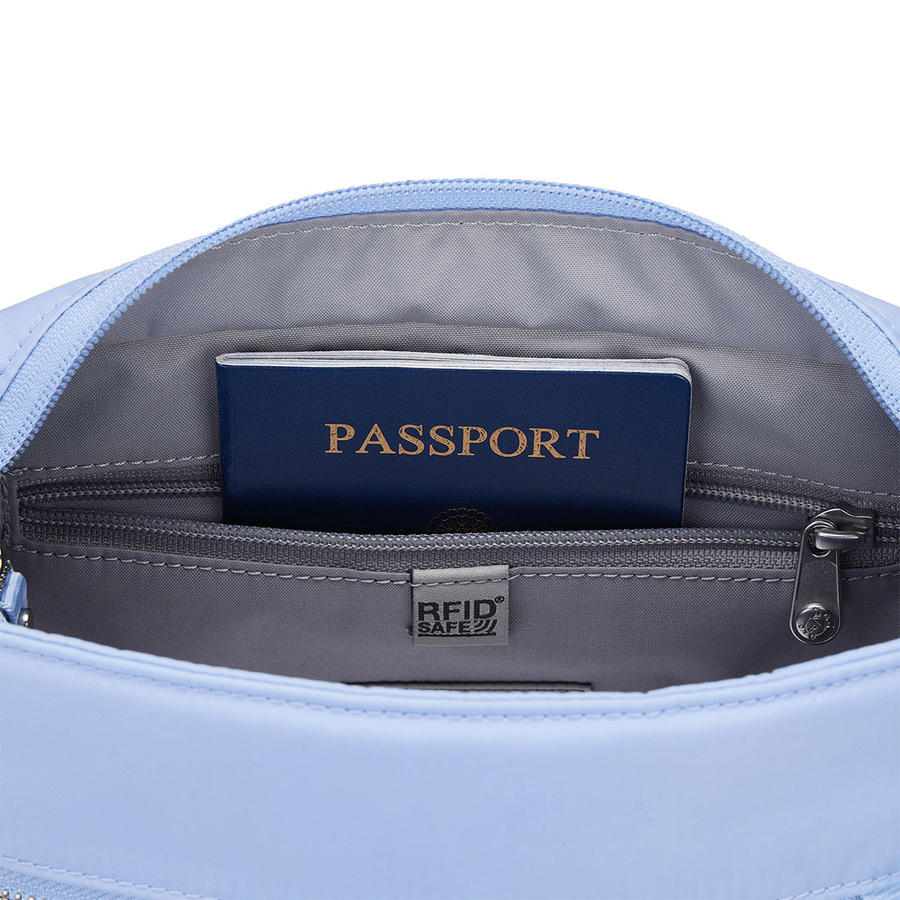 Women's anti-theft bag Pacsafe W - light blue