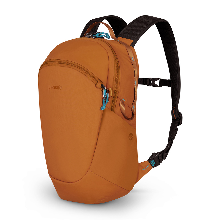 Plecak miejski antykradzieżowy 18l Pacsafe ECO Econyl® - pomarańczowy