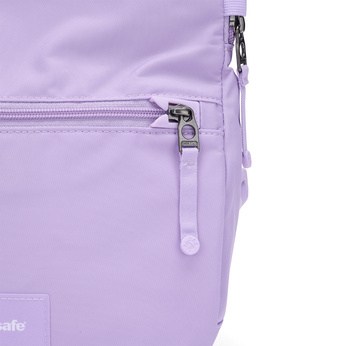 Folding women's anti-theft bag Pacsafe Go - lavender