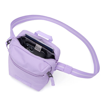 City anti-theft shoulder bag Pacsafe Go - lavender