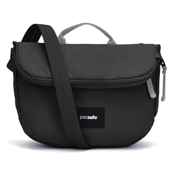 Folding women's anti-theft bag Pacsafe Go - black