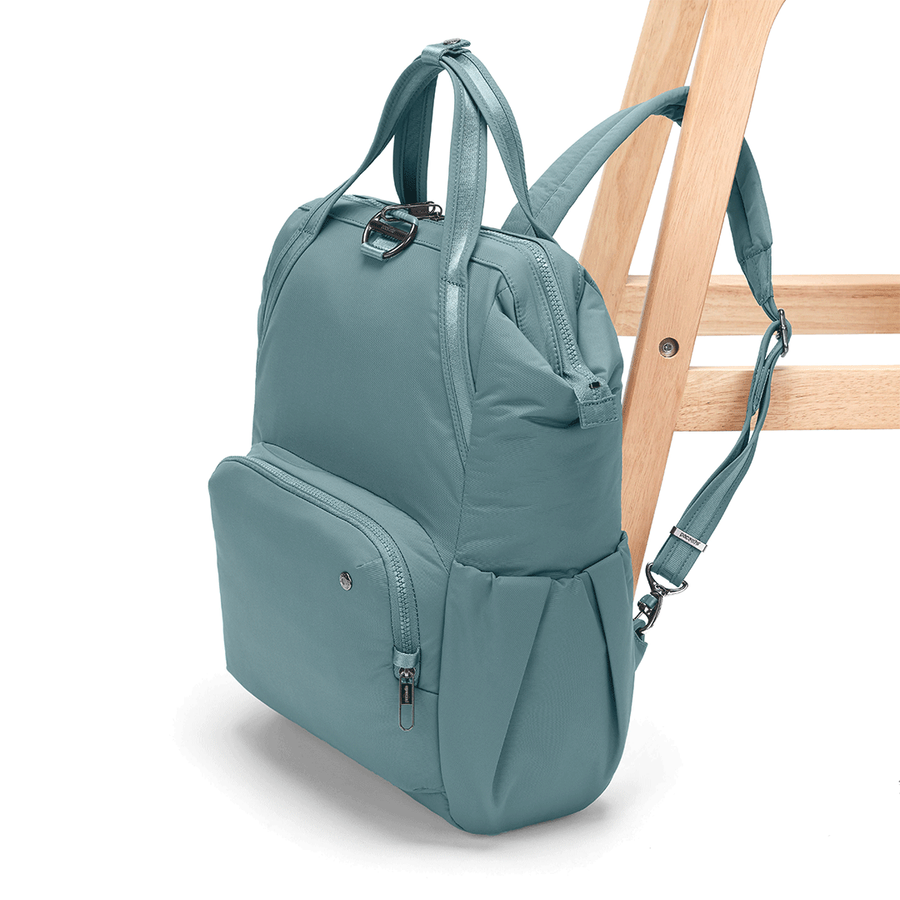 Women's anti-theft backpack Pacsafe Citysafe CX Econyl - mint