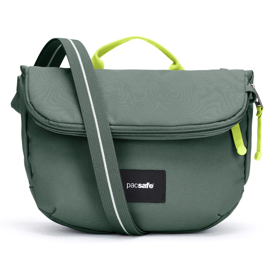 Folding women's anti-theft bag Pacsafe Go - stone