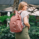 Women's anti-theft backpack Pacsafe Citysafe CX Econyl - pink