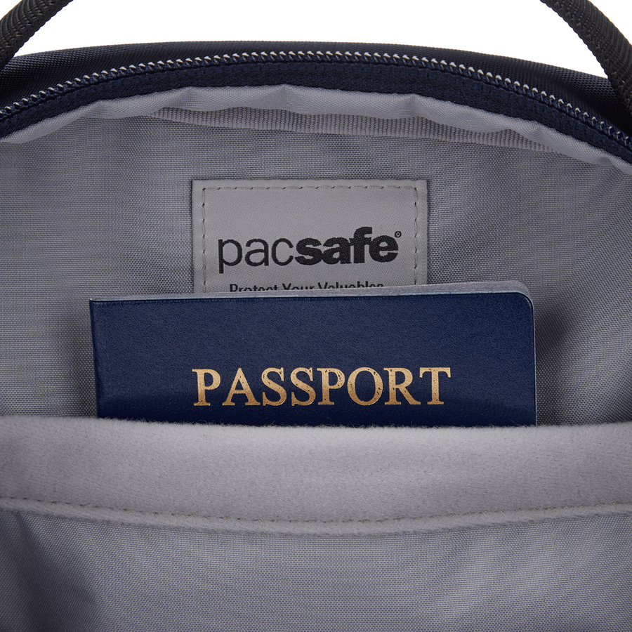 Torba na jedno ramię antykradzieżowa Pacsafe V - granatowa