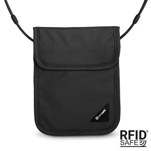 Neck passport holder Pacsafe Coversafe X75 - black