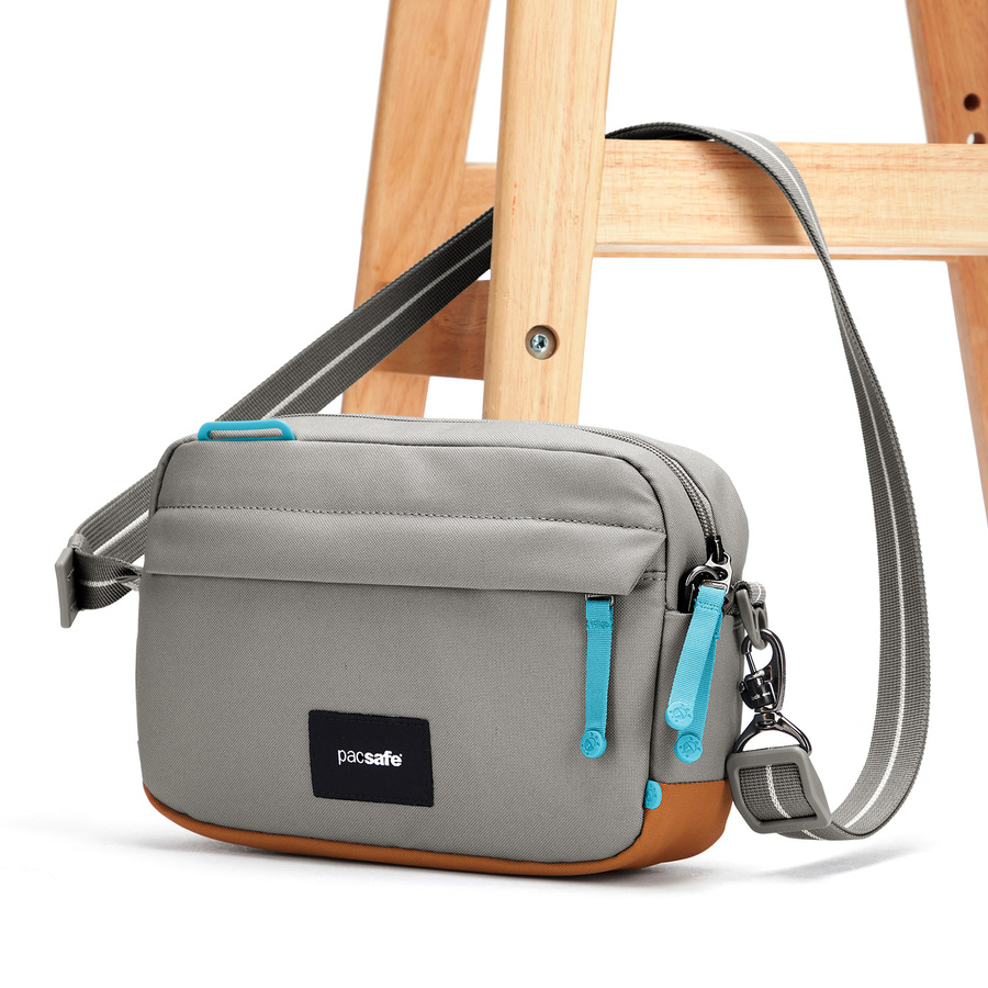 Urban small anti-theft bag Pacsafe Go - stone
