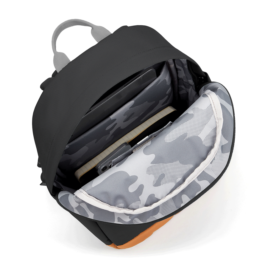 Anti-theft urban backpack Pacsafe Go 15 l - black