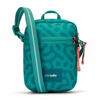 City anti-theft shoulder bag Pacsafe Go - turquoise