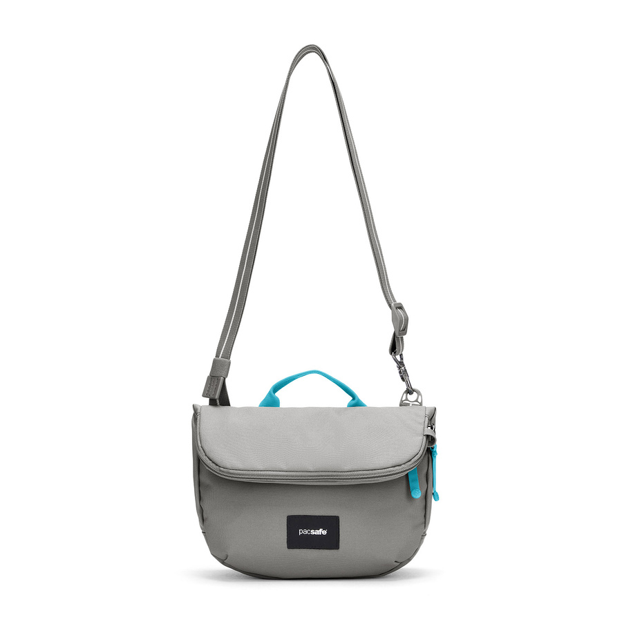 Rozkładana torebka damska antykradzieżowa Pacsafe Go - szara
