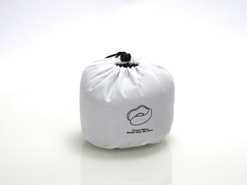 Travel pillow around the neck  - gray. Plus ear plugs and eye band