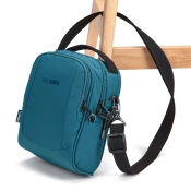 Anti-theft shoulder bag Pacsafe LS100 - turquoise