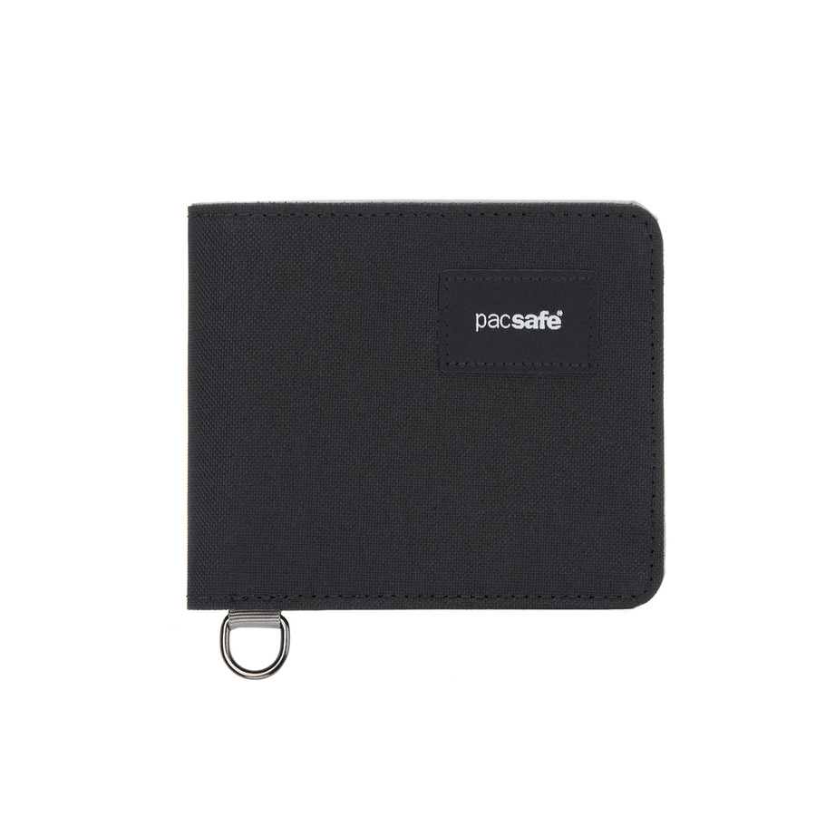Pacsafe® RFIDsafe™ RFID blocking bifold wallet - jet black