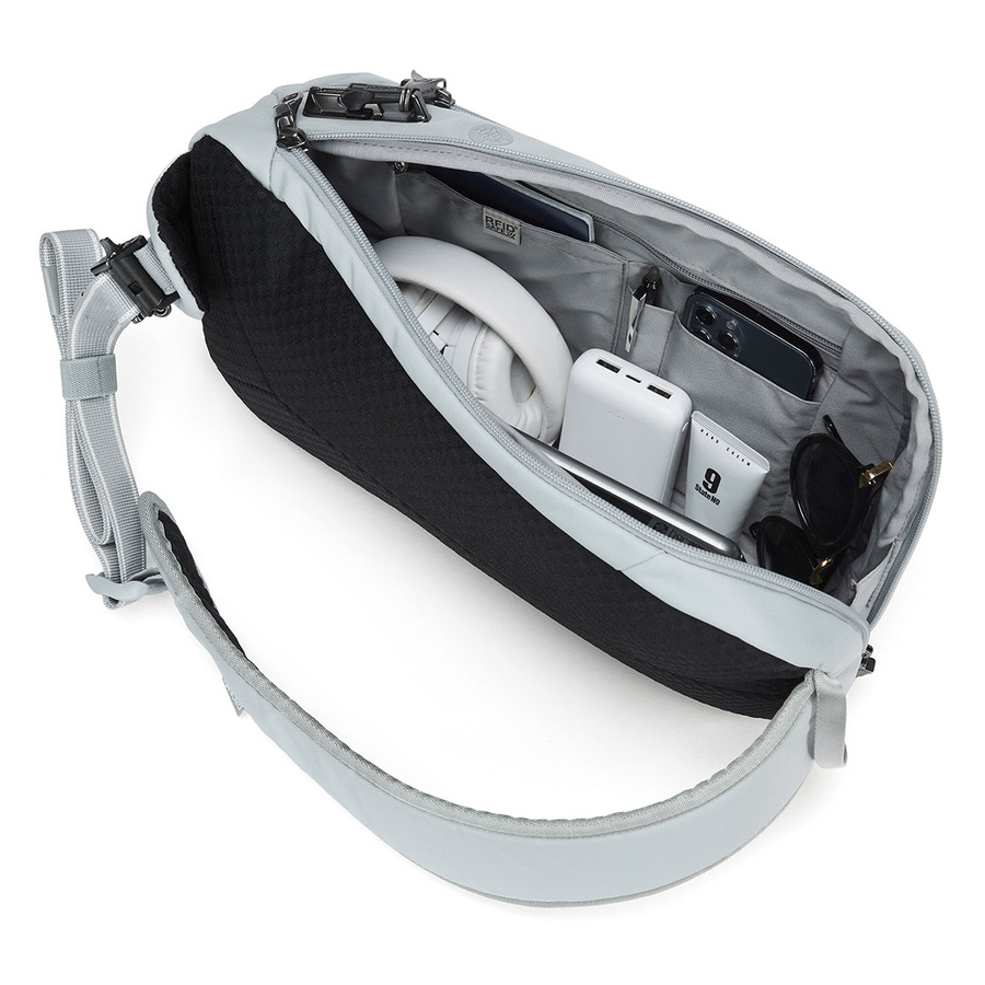 One-shoulder anti-theft backpack Pacsafe Vibe 325 - Gray