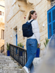 Women's anti-theft backpack 10 L Pacsafe W - navy blue