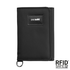 Small RFID Pacsafe wallet - black