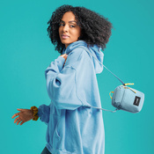 Torebka miejska na ramię antykradzieżowa Pacsafe Go - miętowa