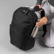 Anti-theft laptop backpack Pacsafe Vibe 25l - black