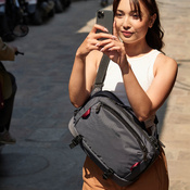 Pacsafe® EXP 12" anti theft sling crossbody - slate