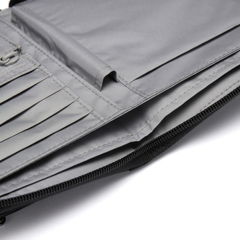 Portfel męski duży RFID Pacsafe - granatowy