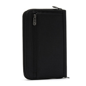 Pacsafe men's large RFID wallet - jet black - display