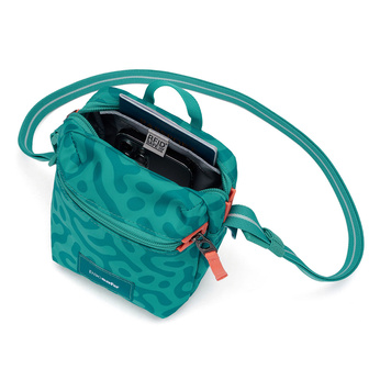 City anti-theft shoulder bag Pacsafe Go - turquoise