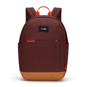 Anti-theft urban backpack Pacsafe Go 15 l - burgundy