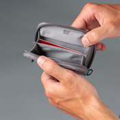 Portfel na karty RFID Pacsafe - szary