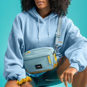 Torba antykradzieżowa miejska mała Pacsafe Go - miętowa